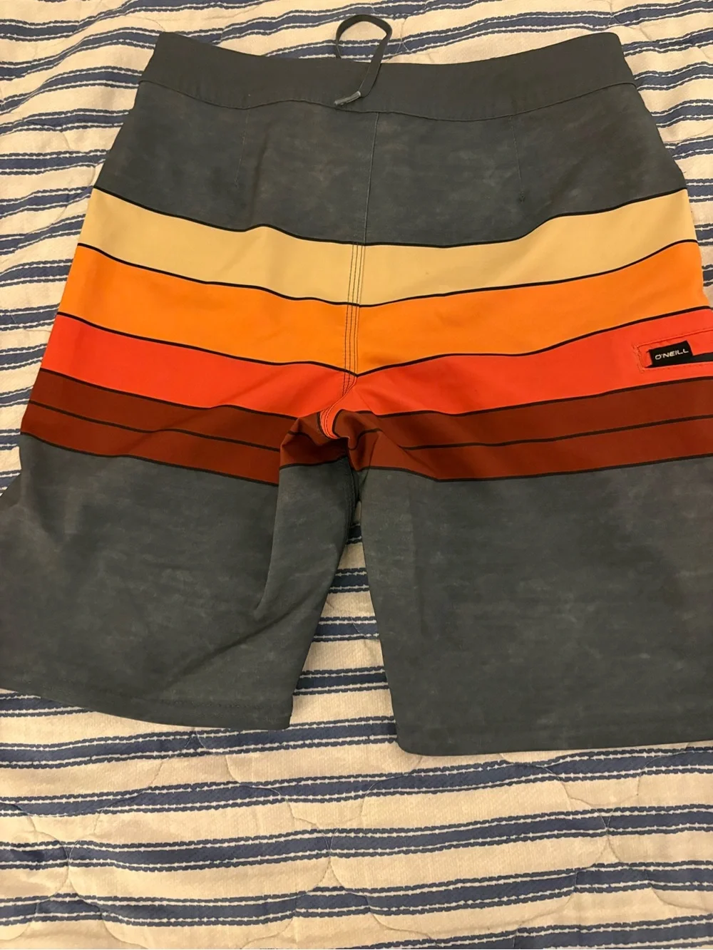 7 Mixed Boy’s Swim Trunks - Blue, Black, Yellow, Gray